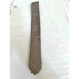 Vintage Mens Golf Tie 100% Silk Regal